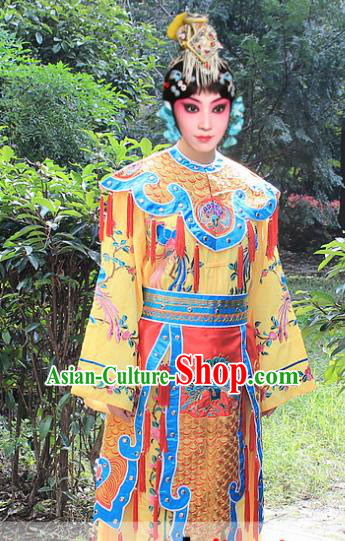 Traditional China Beijing Opera Young Lady Costume Swordplay Embroidered Robe and Headwear, Ancient Chinese Peking Opera Blues Embroidery Dress Clothing