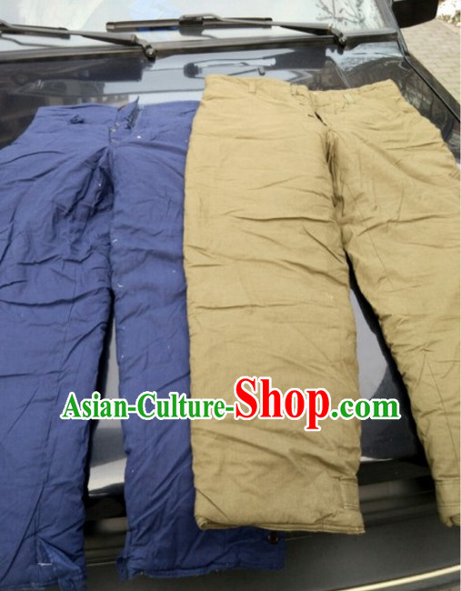 Traditional Chinese Classical Style Handmade Old Pants