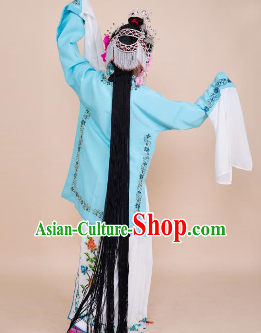 Traditional China Beijing Opera Niche Costume Gifted Scholar Embroidered Robe and Hat Ancient Chinese Peking Opera Embroidery Clothing