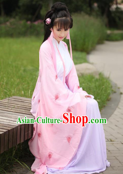 Traditional Chinese Tang Dynasty Imperial Concubine Costume Embroidery Cardigan and Dress, Elegant Hanfu Clothing Chinese Ancient Princess Clothing for Women