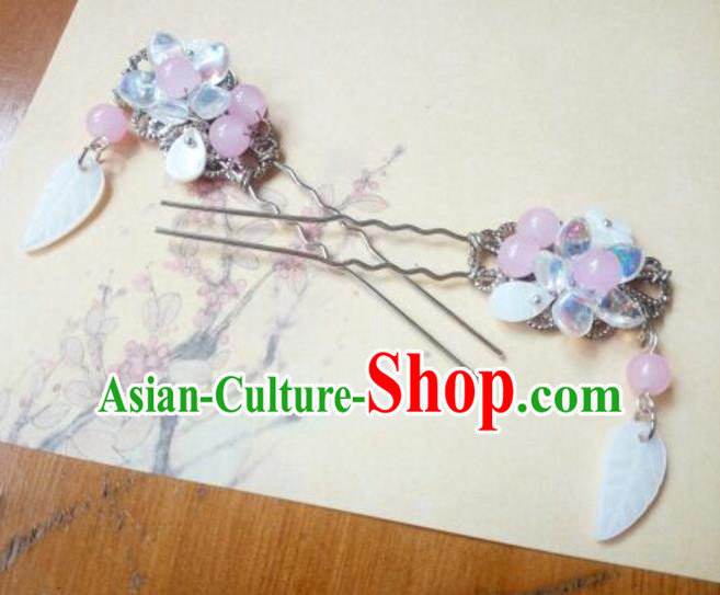 Traditional Chinese Ancient Classical Handmade Hair Accessories Palace Lady Tulip Hairpin, Hanfu Hair Stick Hair Fascinators Hairpins for Women