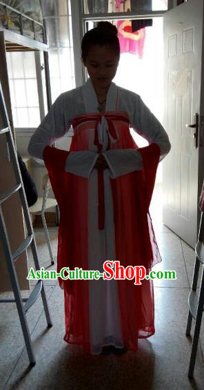 Traditional Asian Oriental Palace Lady Costumes, China Tang Dynasty Princess Hanfu Fairy Dress for Women