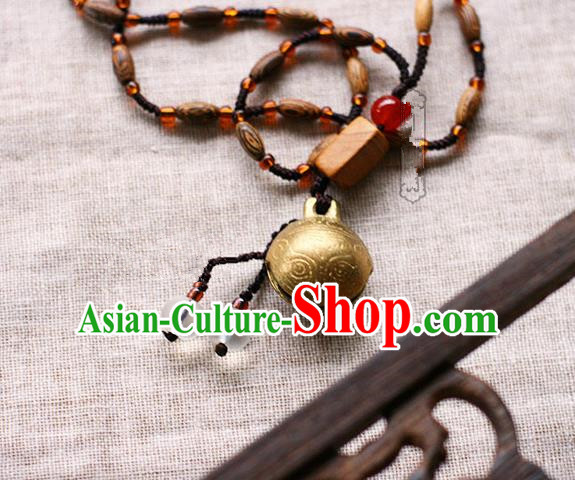 Chinese Handmade Classical Accessories Hanfu Bells Necklace for Women