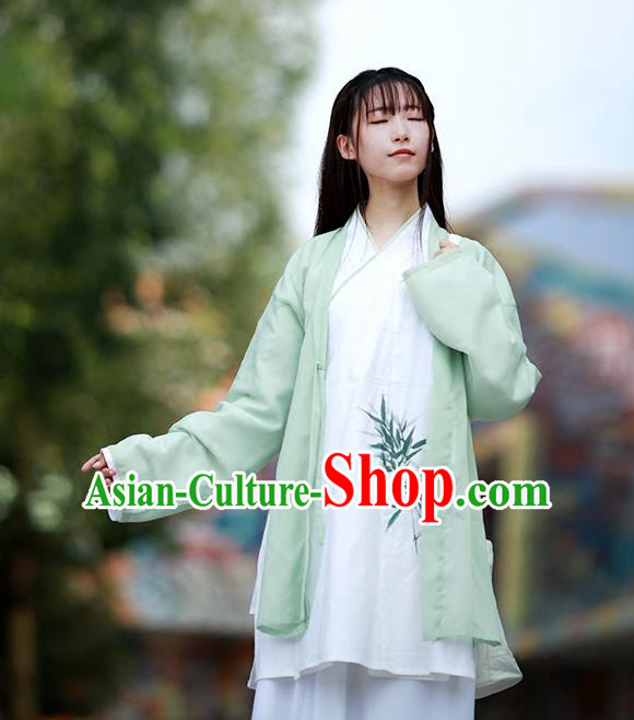 Asian China Ancient Han Dynasty Young Lady Costume Complete Set, Traditional Chinese Princess Hanfu Embroidered Clothing for Women