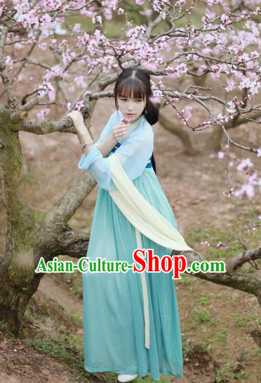 Traditional Ancient Chinese Tang Dynasty Palace Lady Costume, Elegant Hanfu Clothing Chinese Fairy Dress Princess Clothing