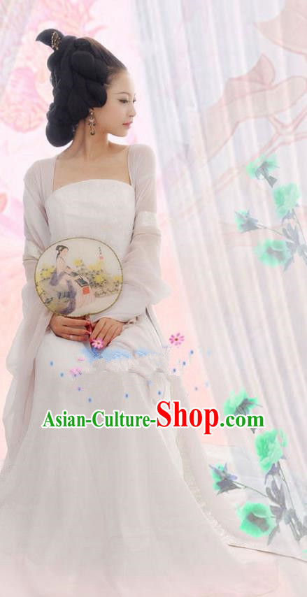 Traditional Ancient Chinese Tang Dynasty Imperial Concubine Costume, Elegant Hanfu Clothing Chinese Fairy Palace Lady Dress Princess Clothing
