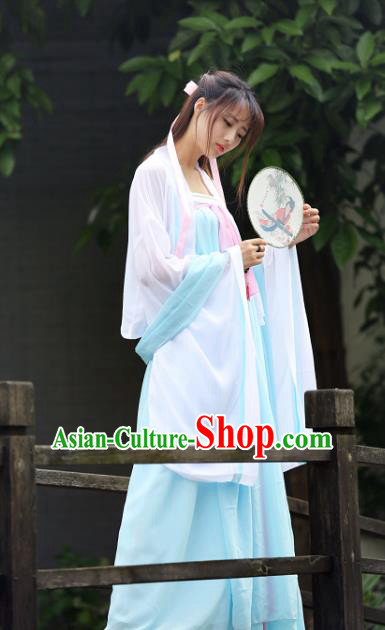 Traditional Ancient Chinese Tang Dynasty Imperial Princess Hanfu Costume, Chinese Fairy Palace Lady Elegant Dress Clothing