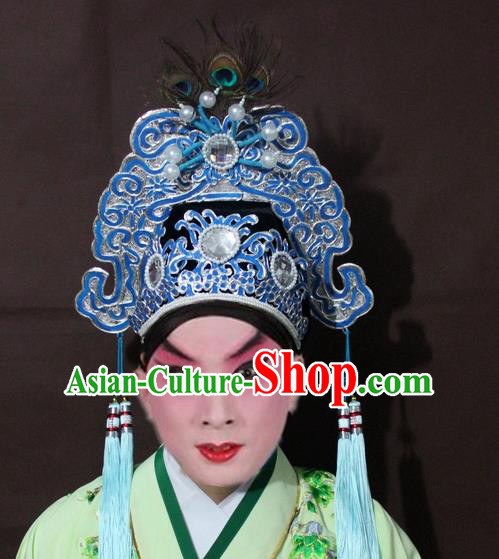 Traditional Chinese Handmade Hair Accessories Beijing Opera Niche Hats Headwear for Men