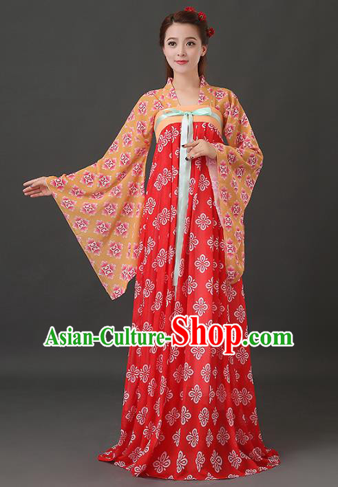 Ancient Chinese Tang Dynasty Palace Lady Costume China Traditional Princess Clothing for Women