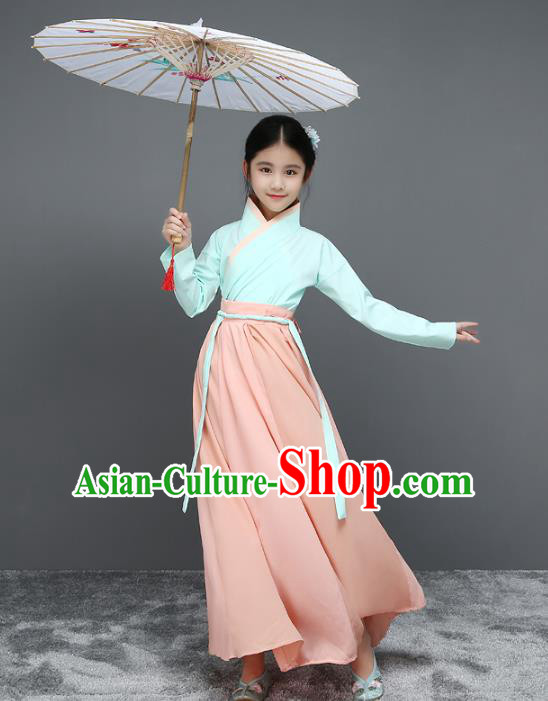 Traditional Chinese Ming Dynasty Children Costume, China Ancient Scholar Clothing for Kids