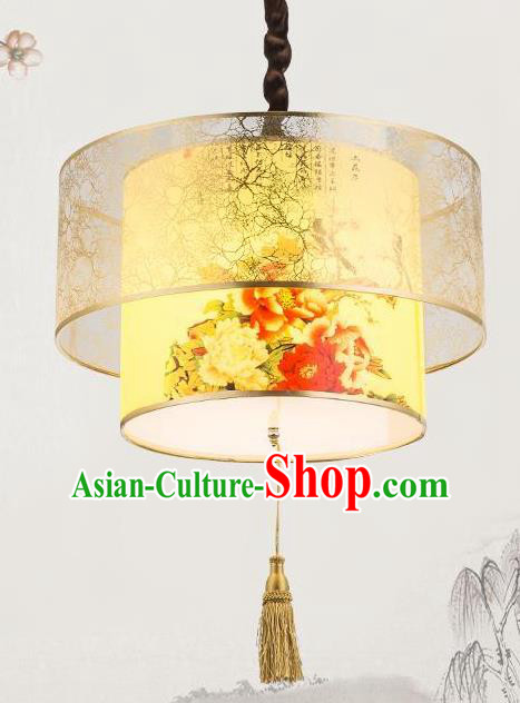 Traditional Chinese Handmade Scaldfish Palace Lantern China Ceiling Palace Lamp