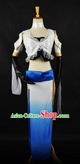 Traditional Chinese Ancient Swordswoman Clothing Cosplay Ming Dynasty Monster Costume for Women