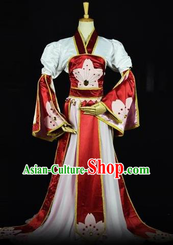 Traditional Chinese Ancient Cosplay Palace Lady Costume Tang Dynasty Princess Clothing