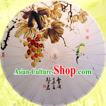 Handmade China Traditional Dance Wedding Umbrella Printing Oil-paper Umbrella Stage Performance Props Umbrellas