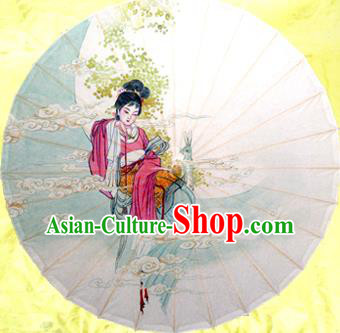 Handmade China Traditional Dance Wedding Umbrella Classical Painting Beauty Oil-paper Umbrella Stage Performance Props Umbrellas