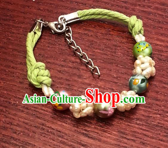Traditional Handmade Chinese Ancient Classical Accessories Pearls Bracelets for Women