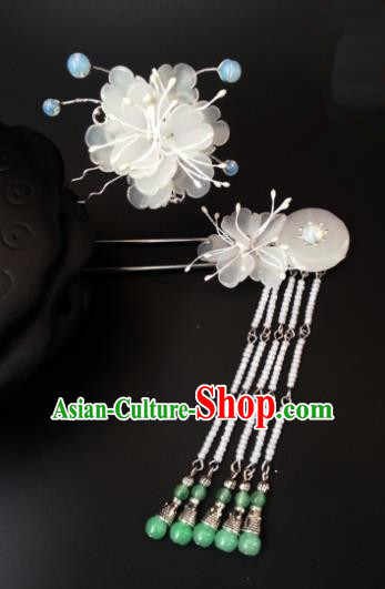 Handmade Traditional Chinese Classical Hair Accessories Ancient Bride Hanfu Step Shake Hairpins for Women