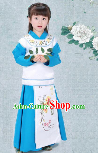Traditional Chinese Ming Dynasty Nobility Lady Costume, China Ancient Princess Clothing for Kids