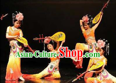 Chinese Traditional Folk Dance Costume Classical Flying Apsaras Dance Clothing for Women