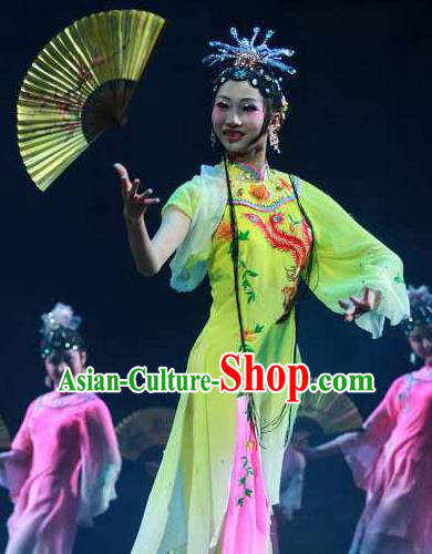 Chinese Traditional Folk Dance Costume Beijing Opera Classical Dance Clothing for Women