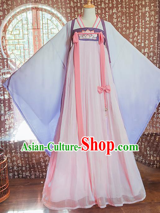 Chinese Traditional Cosplay Princess Costumes Ancient Swordswoman Hanfu Dress for Women
