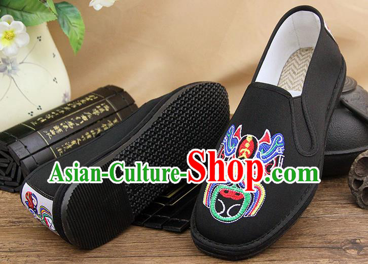 Chinese National Shoes Traditional Cloth Shoes Linen Shoes Embroidered Shoes