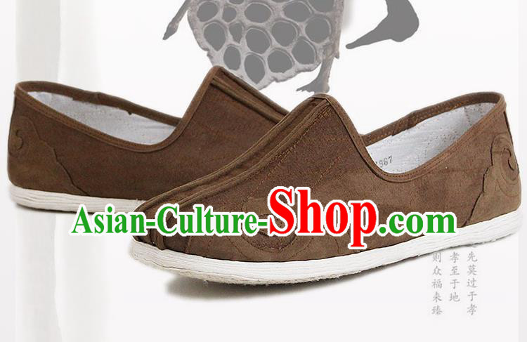 Chinese National Shoes Traditional Cloth Shoes Linen Shoes Embroidered Shoes