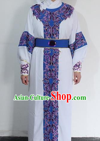 Chinese Traditional Peking Opera Niche Robe Ancient Prince Embroidered Costume for Men