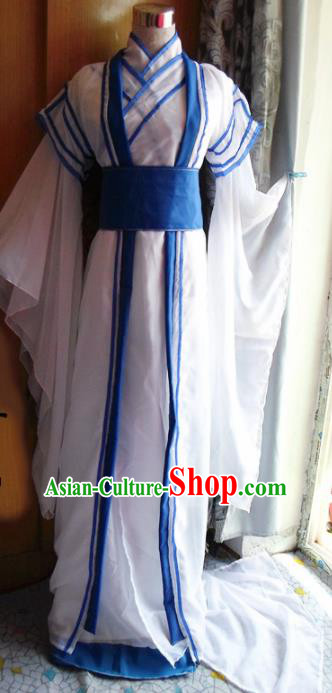 Chinese Traditional Swordsman Embroidered Clothing Ancient Han Dynasty Prince Costumes for Men