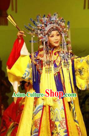 Chinese Traditional Beijing Opera Embroidered Costume Ancient Imperial Consort Hanfu Dress for Women
