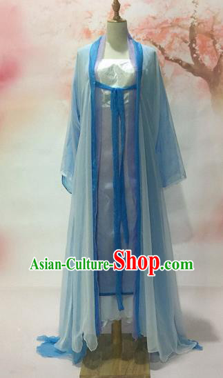 Traditional Chinese Tang Dynasty Historical Costumes Ancient Fairy Princess Embroidered Dress for Women