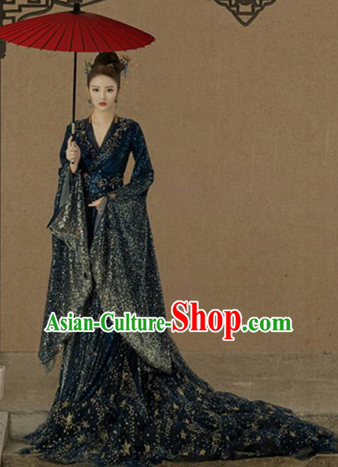 Traditional Chinese Ancient Imperial Consort Costumes and Headpiece for Women