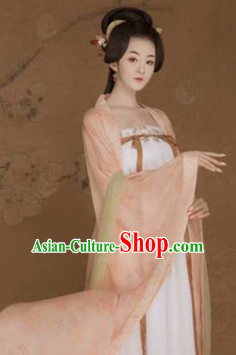 Traditional Chinese Ancient Tang Dynasty Princess Costumes for Women