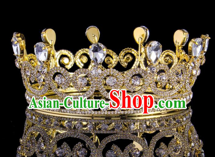 Top Grade Hair Jewelry Accessories Royal Crown Headwear Headdress for Women