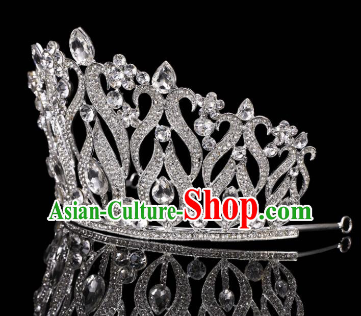 Top Grade Hair Jewelry Accessories Royal Crown Headwear Headdress for Women