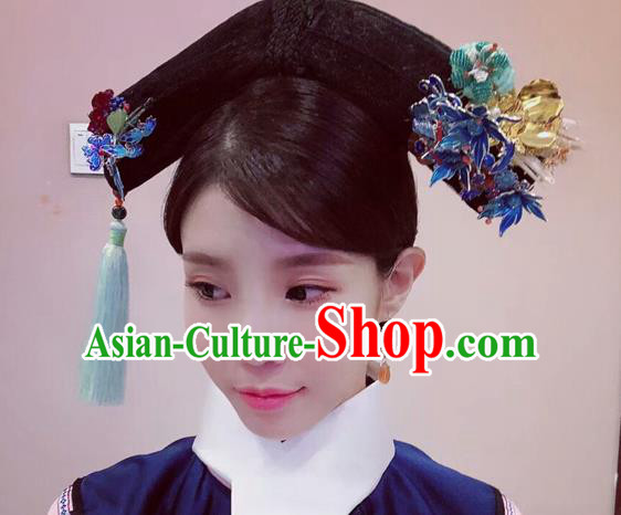 Chinese Ancient Imperial Consort Hair Accessories Qing Dynasty Hairpins for Women