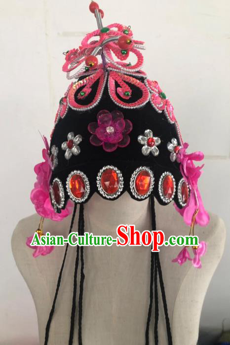 Chinese Traditional Beijing Opera Headdress Folk Dance Hair Accessories for Adults