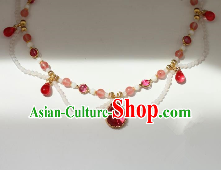 Traditional Chinese Handmade Necklace Ancient Palace Lady Necklet Accessories for Women