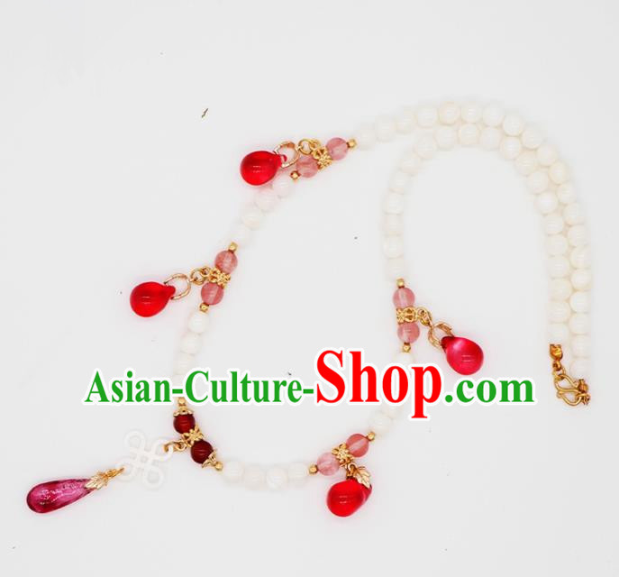 Traditional Chinese Handmade Necklace Ancient Shell Necklet Accessories for Women