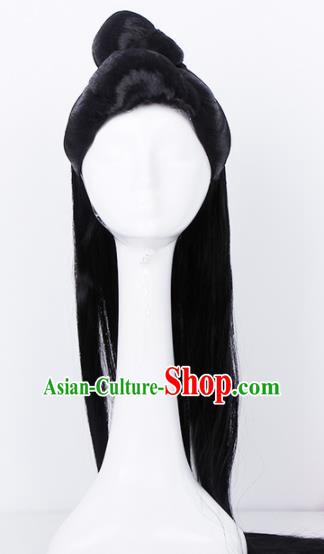 Traditional Chinese Handmade Hair Accessories Wigs Sheath Ancient Princess Chignon for Women