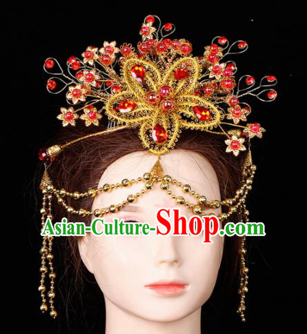 Chinese Traditional Handmade Hair Accessories Ancient Wedding Bride Hairpins for Women