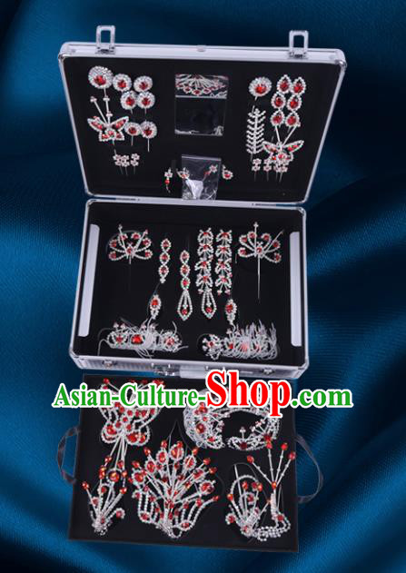 Chinese Traditional Peking Opera Princess Hair Accessories Ancient Fairy Phoenix Hairpins for Women