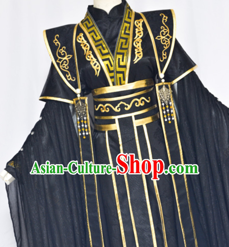 Ancient Chinese Super Hero Emperor Royal Costume for Men