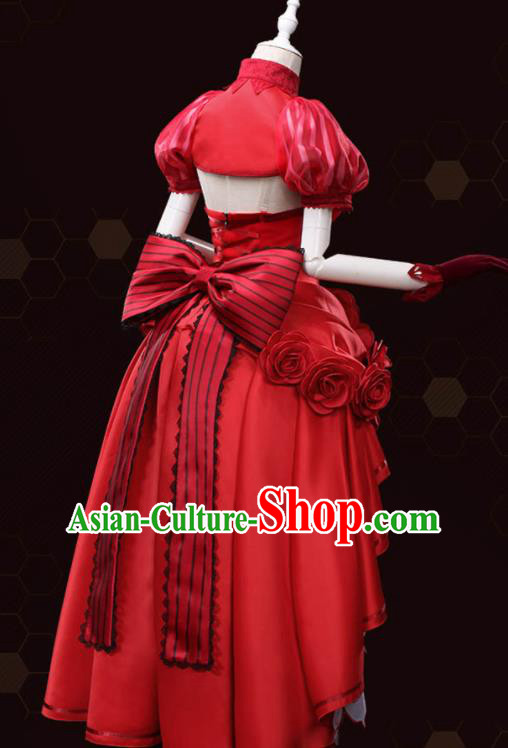 Top Grade Asian Cosplay Costumes Cartoon Characters Clothing Kimono Chinese Swordsman Hanfu Dress