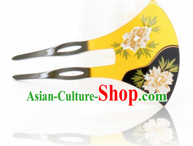 Japanese Traditional Geisha Courtesan Furisode Kimono Ancient Yukata Hair Accessories Hairpins for Women