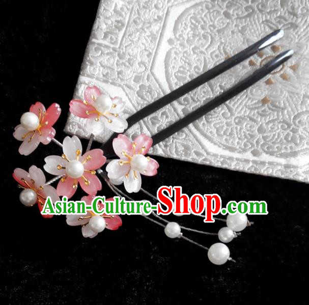 Japanese Traditional Courtesan Hair Accessories Hair Clip Ancient Kimono Yukata Tassel Hairpins for Women