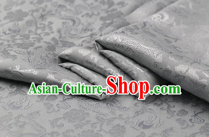 Chinese Traditional Silk Fabric Brocade Embroidered Fabric Dress Material Gambiered Canton Gauze