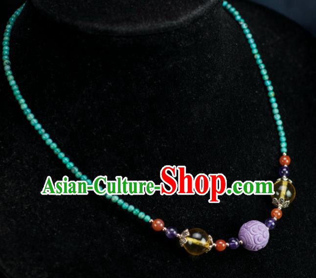 Chinese Ancient Jewelry Accessories Jade Hairpins Headwear Headdress Hanfu Necklace Earrings for Women