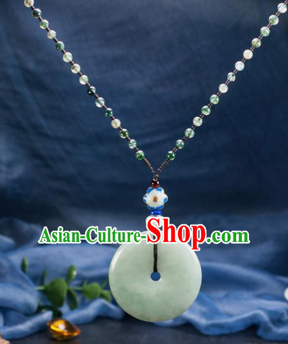 Chinese Ancient Jewelry Accessories Jade Hairpins Headwear Headdress Hanfu Necklace Earrings for Women