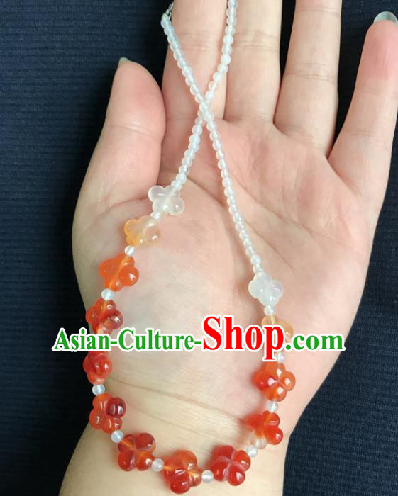 Chinese Ancient Jewelry Accessories Jade Hairpins Headwear Headdress Hanfu Necklace Earrings for Women